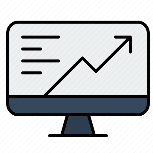 Business, chart, computer, graph, monitoring, seo, statistics icon - Download on Iconfinder