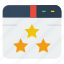browser, internet, rank, rating, star, website 