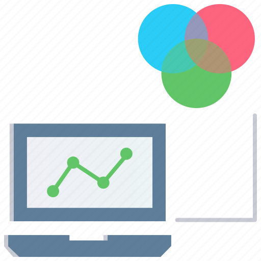 Analytics, chart, color balance, report, statistics, venn diagram icon - Download on Iconfinder