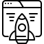 idea, startup, launch, website, rocket 