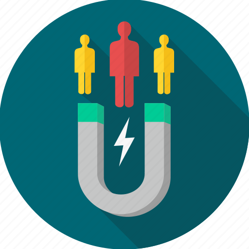 Attract, client, customer, customers, magnet, magnetism icon - Download on Iconfinder