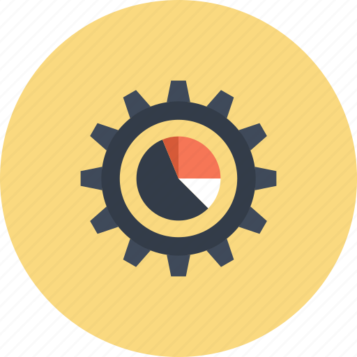 Chart, cogwheel, configuration, data, gear, graph, settings icon - Download on Iconfinder