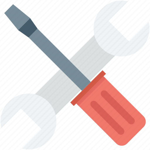 Optimization, repair tools, screwdriver, settings, wrench icon - Download on Iconfinder