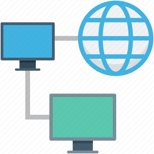 Globe, internet connection, internet sharing, monitor, networking icon - Download on Iconfinder