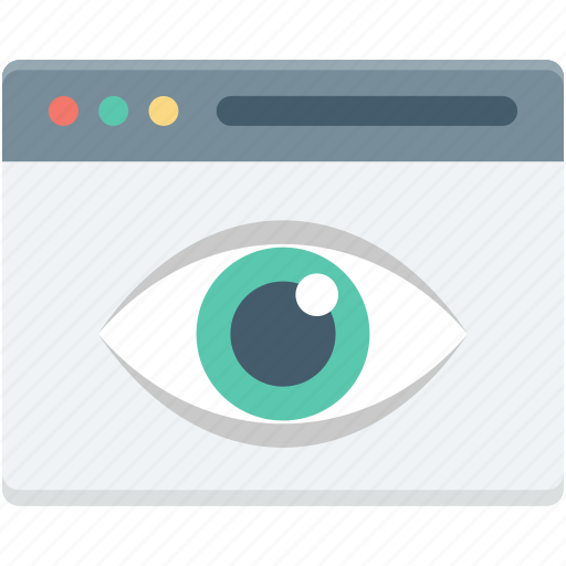 Eye, visualization, web page, web visibility, website icon - Download on Iconfinder