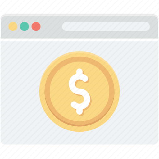 Dollar, ecommerce, online business, online job, online work, ppc icon - Download on Iconfinder