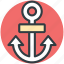 anchor, boat anchor, marine anchor, sea, ship anchor 