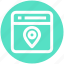 gps, location, map pin, page, seo, web page, website 