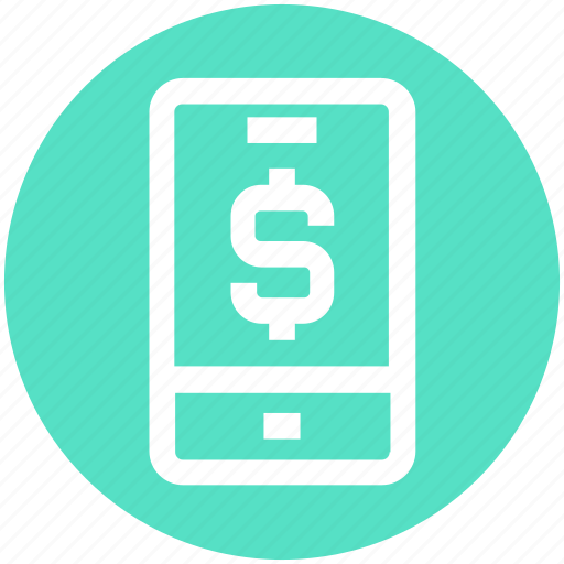 Cell, dollar, mobile, money, online payment, seo, smartphone icon - Download on Iconfinder