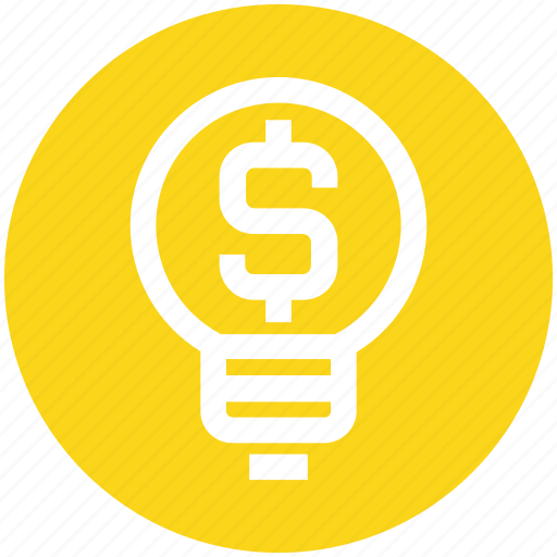 Bulb, business, creativity, dollar, idea, light, money icon - Download on Iconfinder