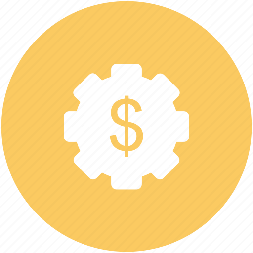 Business, cogwheel, dollar with cog, e commerce, gear, gearwheel icon - Download on Iconfinder
