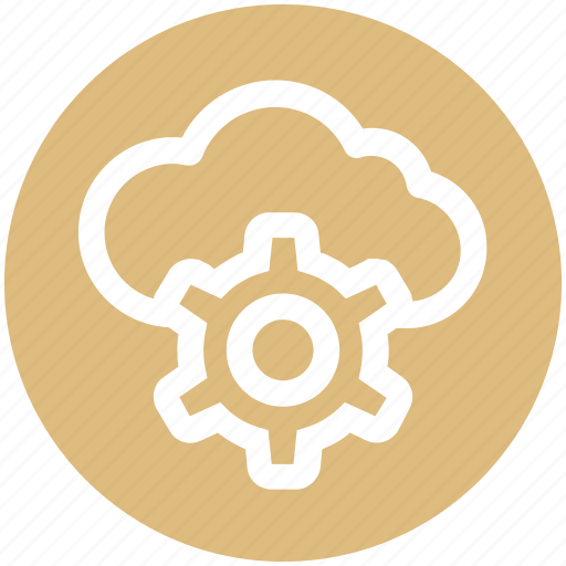 Cloud, gear, network, process, seo, service, storage icon - Download on Iconfinder