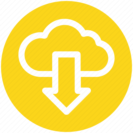 Arrow, cloud, down, download, marketing, online, seo icon - Download on Iconfinder