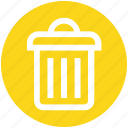 basket, cleaning bin, delete, dust din, recycle bin, seo, trash bin