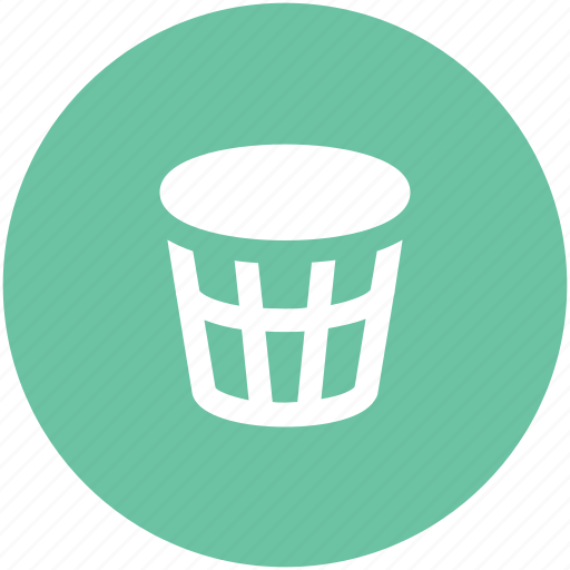 Bin, delete, dustbin, paper bin, remove, trash bin, trash can icon - Download on Iconfinder