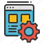 web, feature, application, customprogram, setting 