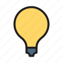 bulb, creativity, idea, lamp, light