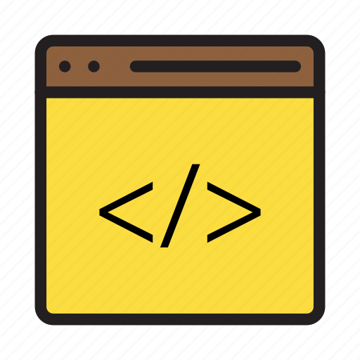 Coding, internet, online, scripting, window icon - Download on Iconfinder