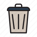 bin, delete, recycle, remove, trash