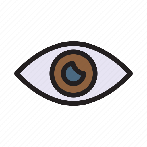 Eye, eyeball, look, see, view icon - Download on Iconfinder