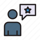 avatar, employee, rank, star, user