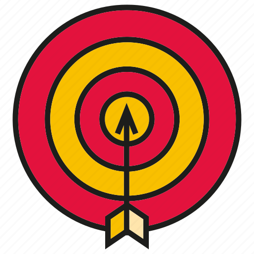 Arrow, dart, focus, game, goal, target icon - Download on Iconfinder