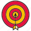 arrow, dart, focus, game, goal, target 
