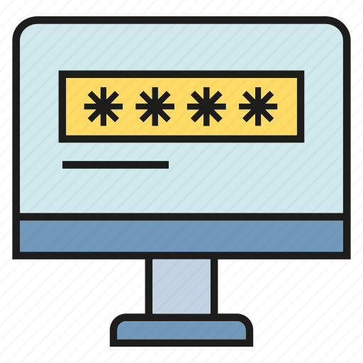 Computer, desktop, password, screen, secure icon - Download on Iconfinder