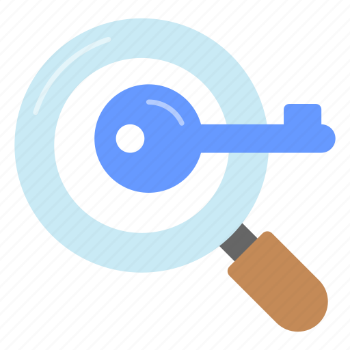 Keywork, search, research, magnifier, seo, find, loupe icon - Download on Iconfinder