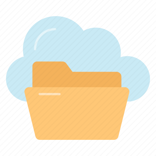 Cloud, folder, sharing, network, hosting, storage, archive icon - Download on Iconfinder
