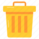 trash, bin, delete, waste, basket, bucket, dustbin