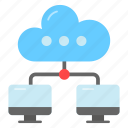 cloud, computing, hosting, monitor, computer, technology, network