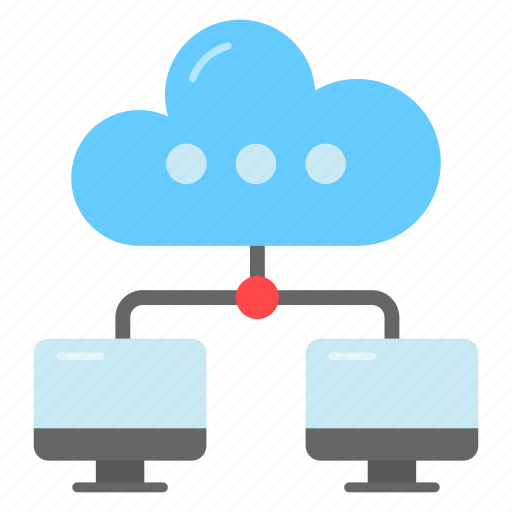 Cloud, computing, hosting, monitor, computer, technology, network icon - Download on Iconfinder
