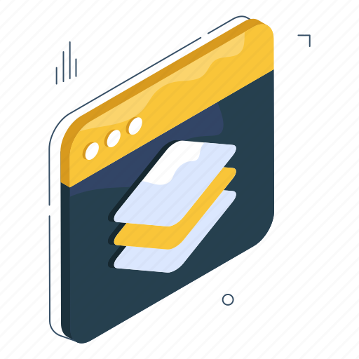 Online layers, online stack, stacked papers, stacked files, document icon - Download on Iconfinder