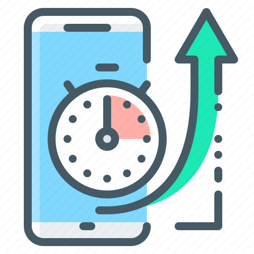 Ios, mobile, optimization, response, seo, stopwatch, time icon - Download on Iconfinder