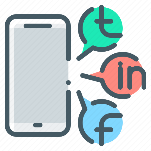 Media, mobile, phone, social, social media icon - Download on Iconfinder