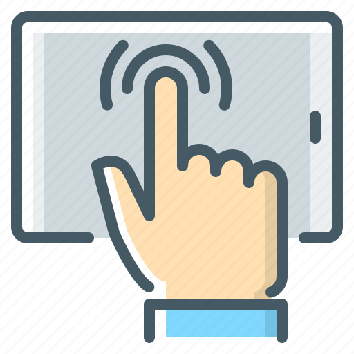 Interaction, screen, touch, user, touchscreen, user interaction icon - Download on Iconfinder