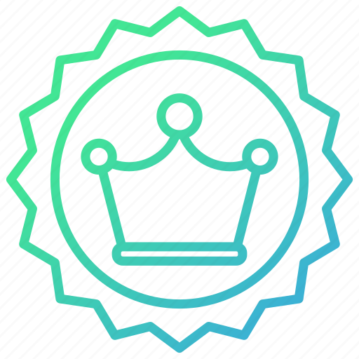 Badge, crown, premium, services icon - Download on Iconfinder