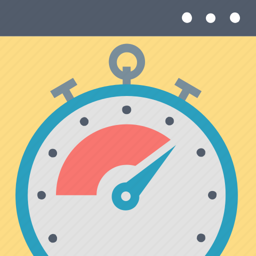 Optimization, page, speed, productivity, time, timer, webpage icon - Download on Iconfinder