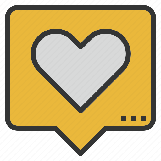 Commnet, heart, like, love, seo icon - Download on Iconfinder