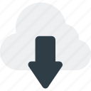 cloud download, cloud network, cloud sharing, computing, download icon