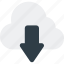 cloud download, cloud network, cloud sharing, computing, download icon 