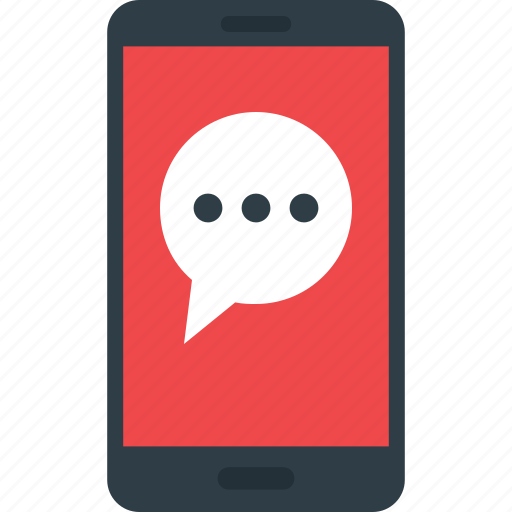 Chat balloon, chat bubble, mobile chat, speech balloon, speech bubble icon icon - Download on Iconfinder