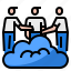 online, cloud, connection, meeting 