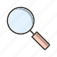 find, search, magnifying glass 