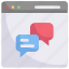 bubble chat, business, chat in the browser, conversation, development, seo, website 