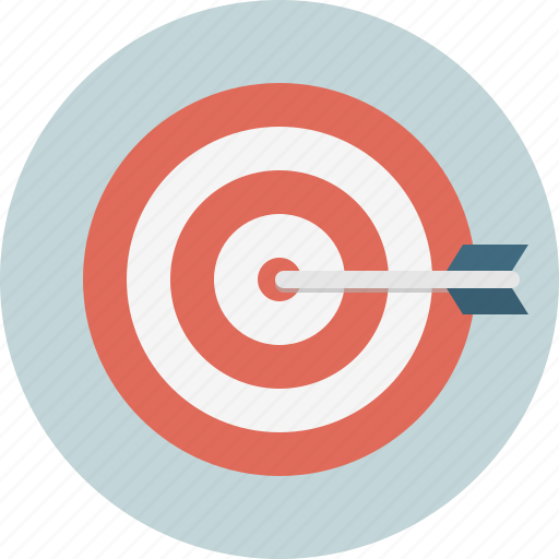 Target, arrow, bullseye, strategy icon - Download on Iconfinder