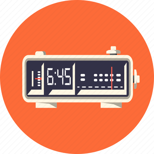Alarm, clock, digital, radio, time, timer, watch icon - Download on Iconfinder