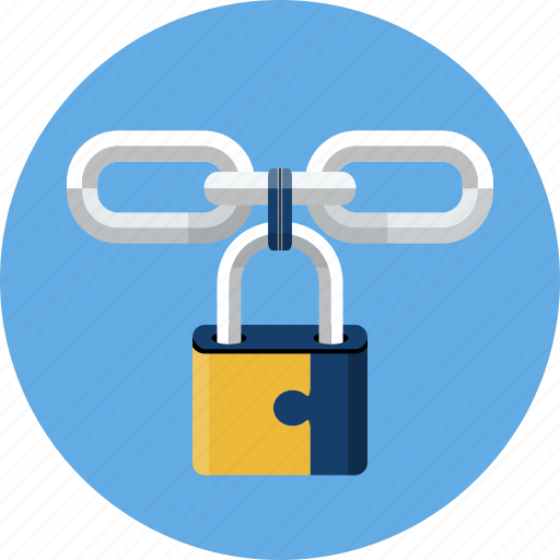 Chain, hyperlink, link, password, protection, secure, security icon - Download on Iconfinder