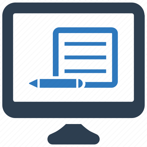 Article, document text, monitor, online, online document, sheet, text document icon - Download on Iconfinder